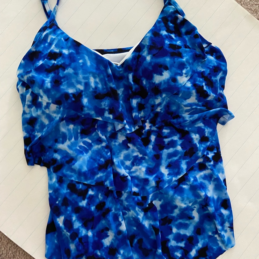 Large tankini swim top